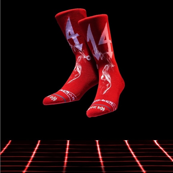 STANCE X TRIPPIE REDD MEN SOCKS (RED) - Picture 1 of 4